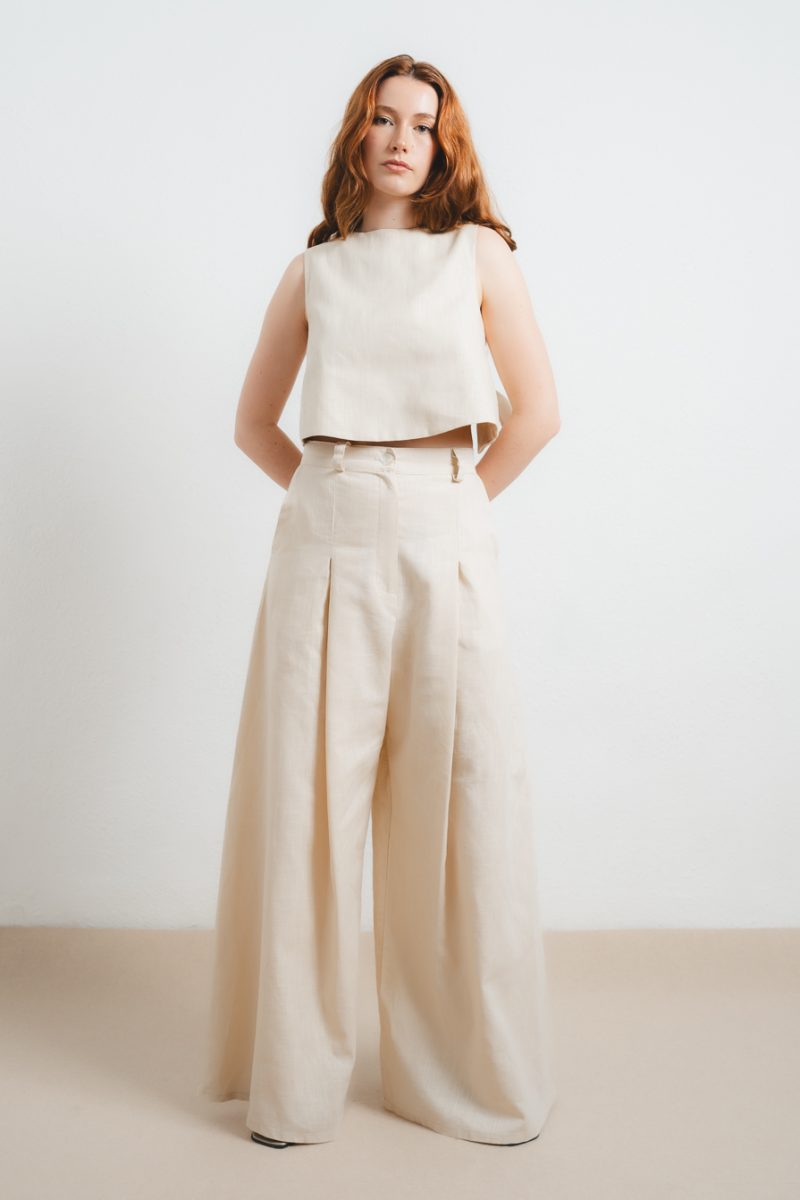 Beige Linen pants