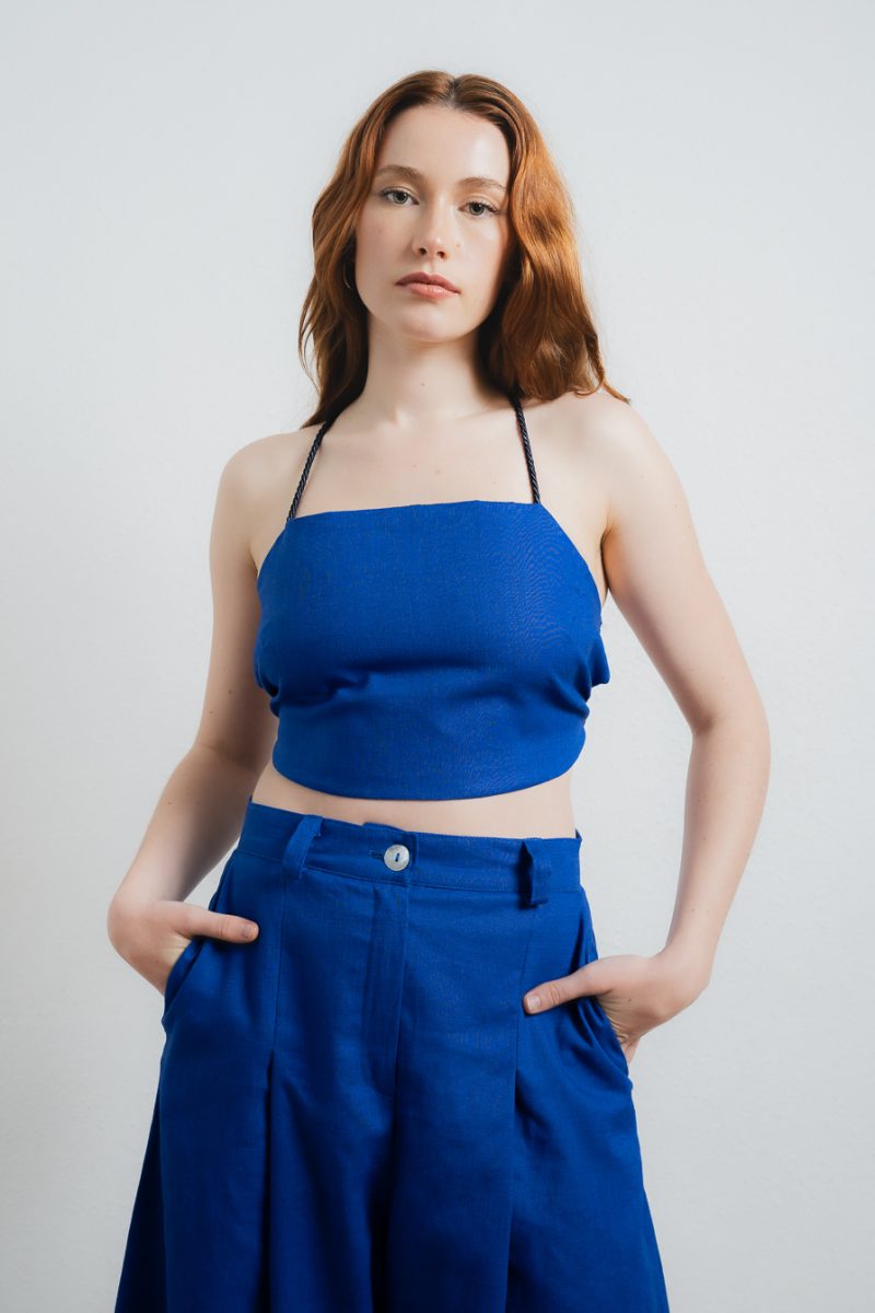 Linda Top Klein Blue