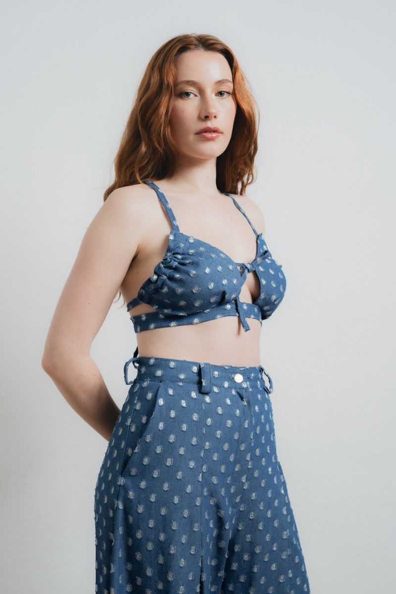 Victoria Top Silver Dots