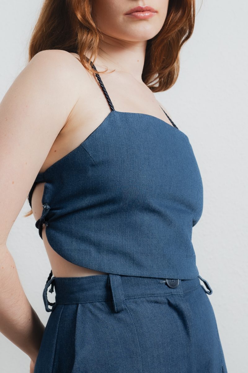 Linda top Denim